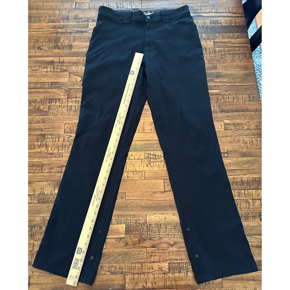 Wrangler‎ Outdoor Series Pants 34x34 Black Nylon Spandex Stretch Cargo Utility